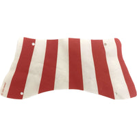 Lego Pirates Red And White Cloth Sail 31x14 #65772