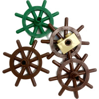 Lego Pirates Ship’s Wheel Pack Of 4 Mixed Colours #60696