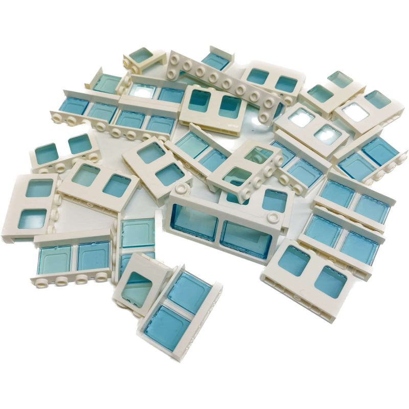 Lego Window Pack White / Trans Light Blue #69158