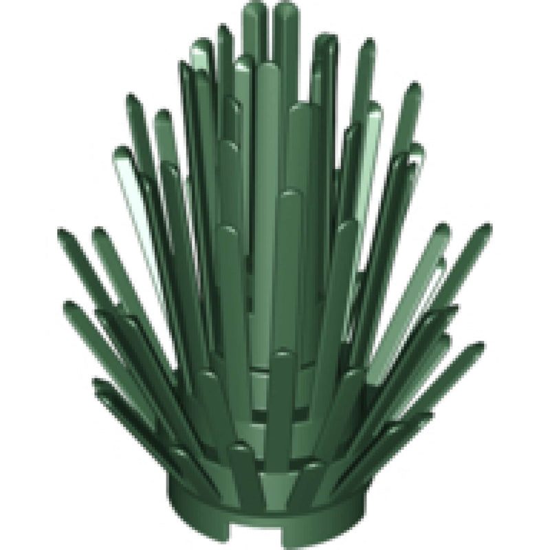 Lego Plant Brand New Prickly Bush Dark Green
