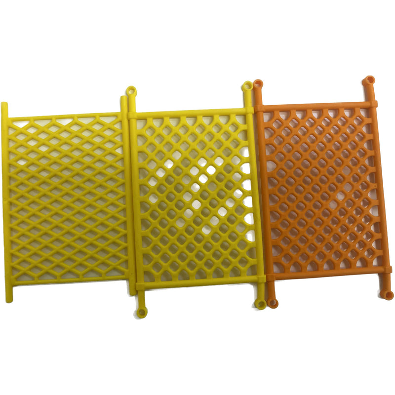 Lego Plastic Net Pack Of 3 Yellow / Orange #65974