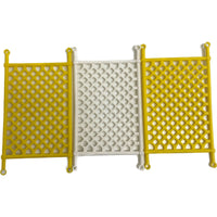 Lego Plastic Net Pack Of 3 Yellow / White #61388