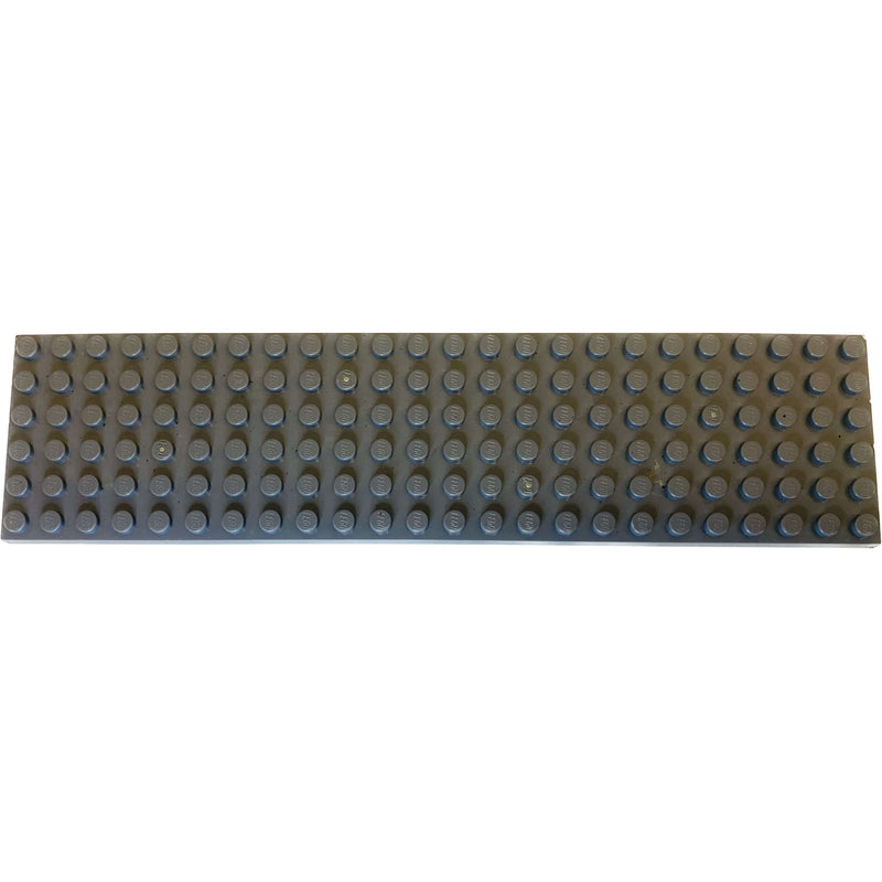 Lego Plate 6x24 Dark Bluish Grey Train Base