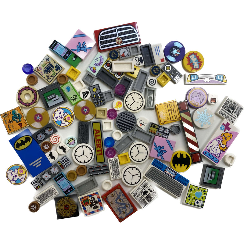 Lego Printed Tiles Mixed Pack #64201