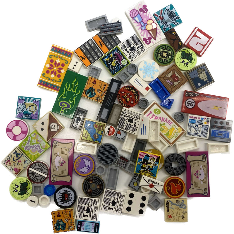 Lego Printed Tiles Mixed Pack #67604
