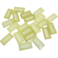 Lego Rare Glow In The Dark Tile 1x2 Pack Of 21 #69859