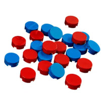 Lego Red And Blue Round Tile Plate Pack Brand New #66364