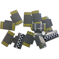 Lego Road Ramps Mixed Pack 5x8 Printed Curved Slopes #63338