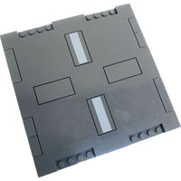 Lego Road Tile Dark Bluish Grey Brick 16x16 With Line Marking Tiles #62787
