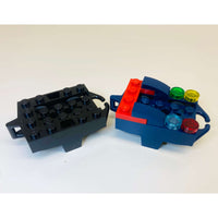 Lego Roller Coaster Car Pack Of 2 Black / Dark Blue #55883