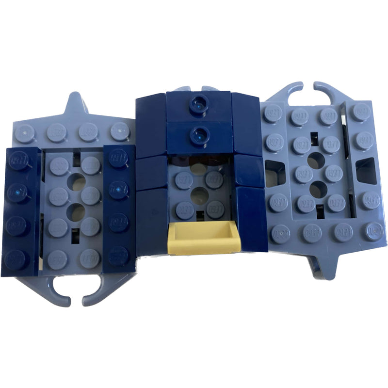 Lego Roller Coaster Car Pack Of 3 Sand Blue #61682