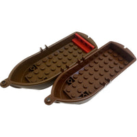 Lego Rowing Boats Pack Of 2 Shades Brown Pirates Castle Western #69686
