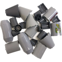 Lego Shades Of Grey Curved / Round Panel Pack #66698