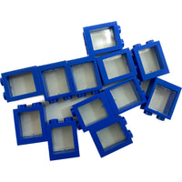 Lego Small Window Pack Blue 1x2x2 Rare Colour #65828