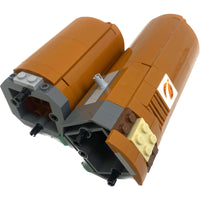 Lego Space Dark Orange Booster Rocket Incomplete Chunks Pack #69662