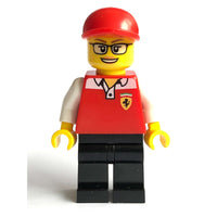 Lego Speed Champions Ferrari Race Marshall Minifigure #65628