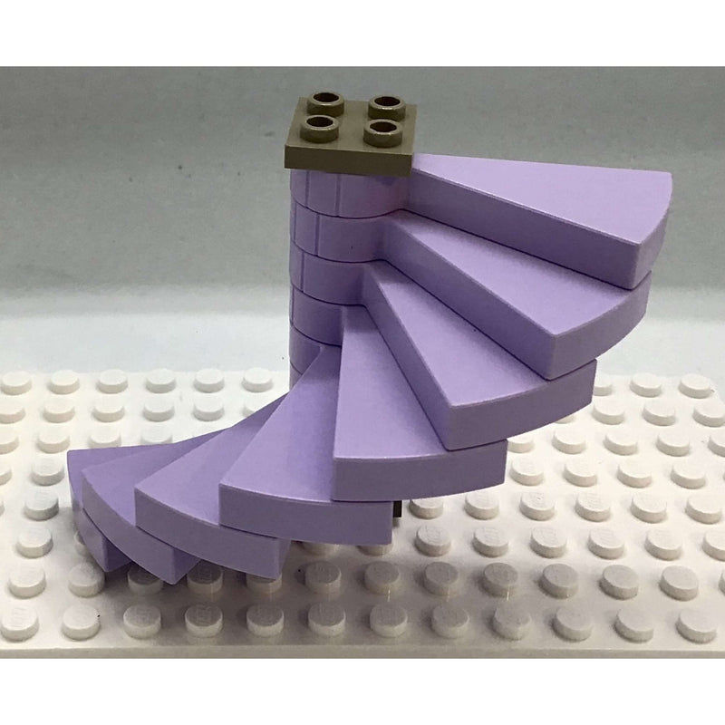 Lego Spiral Stairs Lavender - LEGO