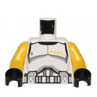 Lego Star Wars Torso For Clone Trooper Commander Minifigure Rare Piece #62963