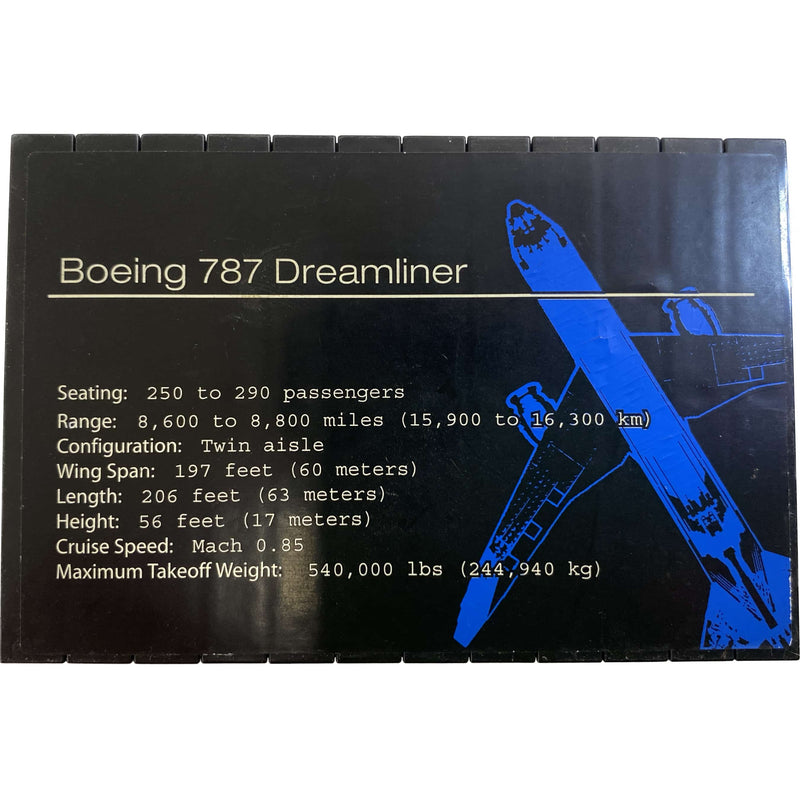 Lego Sticker Plaque Assembly For Set 10177 Boeing 787 Dreamliner #63101