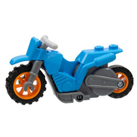 Lego Stuntz Dark Azure Dirt Bike / Motorcycle #68305