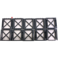 Lego Support Girder 1x6x5 Pack Of 10 Dark Bluish Grey #69474