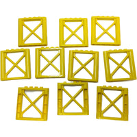 Lego Support Girder 1x6x5 Pack Of 10 Yellow #68589