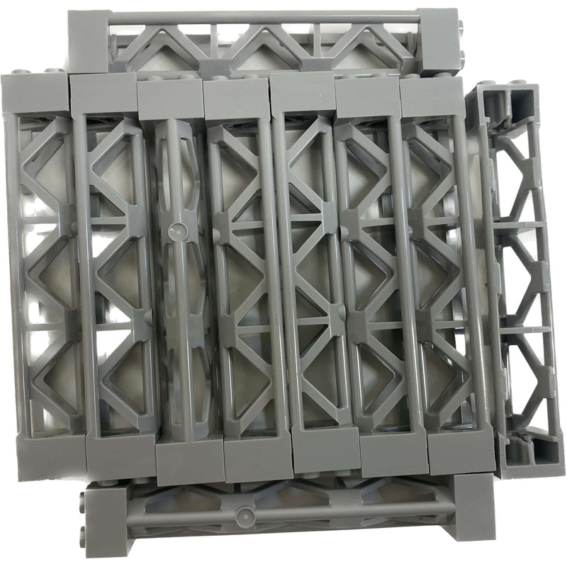 Lego Support Girder 2x2x10 Pack Of 10 Light Bluish Grey #69541