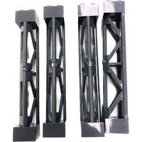 Lego Support Girder 2x2x10 Pack Of 4 Dark Bluish Grey #69150