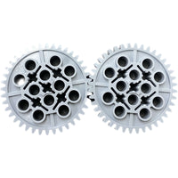 Lego Technic 40 Tooth Gears Brand New Pack Of 2 Light Bluish Grey