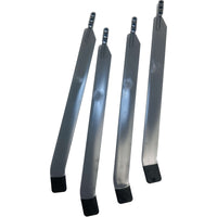 Lego Technic Large Rotor Blade Pack Of 4 Black Tip #60019