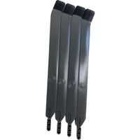 Lego Technic Large Rotor Blade Pack Of 4 Black Tip #61531