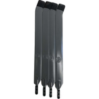 Lego Technic Large Rotor Blade Pack Of 4 Black Tip #64406