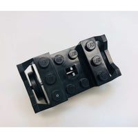 Lego Trains Rc Wheel Holder With 2 Wheels And Chrome Axle - LEGO