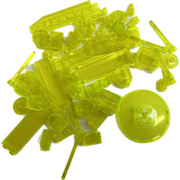 Lego Trans Neon Green Fun Pack Mixed Pieces Space #65285