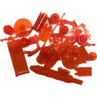 Lego Trans Neon Orange Fun Pack Mixed Pieces #67356