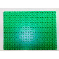 Lego Vintage Baseplate 16x22 Green #60922