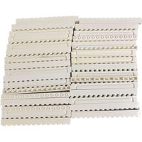 Lego White Brick 1x14 With Groove Pack Of 33 #69495