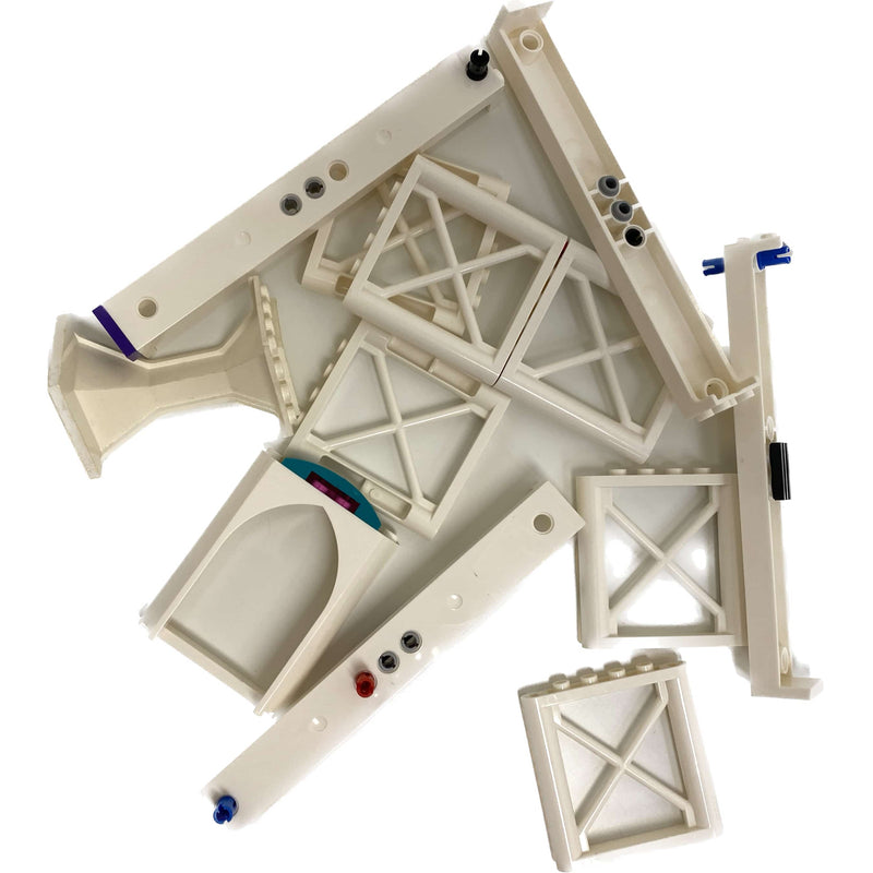 Lego White Supports Mixed Pack #61656