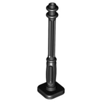 Lego Black Lamp Post Brand New - LEGO