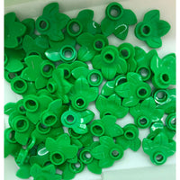 Lego Bright Green Leaves Pack Of Approx 48 Brand New - LEGO