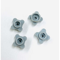 Lego Flower / Round Plate 1x1 With 4 Petals Pack Of Light Bluish Grey Rare Colour #55454 - LEGO