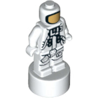 Lego Minifigure Utensil Statuette / Trophy With Nasa Astronaut Pattern - LEGO