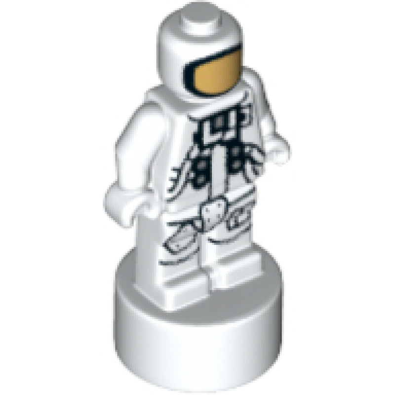 Lego Minifigure Utensil Statuette / Trophy With Nasa Astronaut Pattern - LEGO