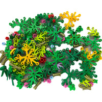 Lego Mixed Bag Of Leaves Flowers & Foliage! - LEGO