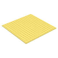Lego Plate 16x16 Bright Light Yellow - LEGO