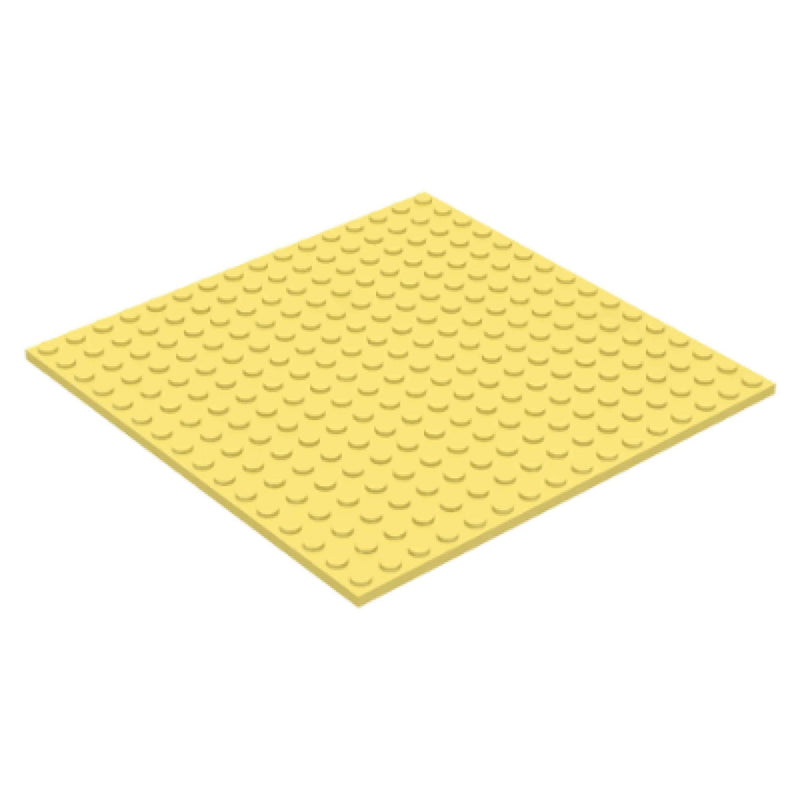Lego Plate 16x16 Bright Light Yellow - LEGO