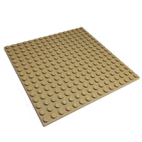 Lego Plate 16x16 Dark Tan - LEGO