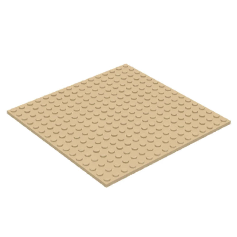 Lego Plate 16x16 Tan - LEGO