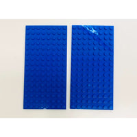 Lego Plate 8x16 Pack Of 2 Blue - LEGO