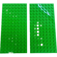 Lego Plate 8x16 Pack Of 2 Bright Green - LEGO
